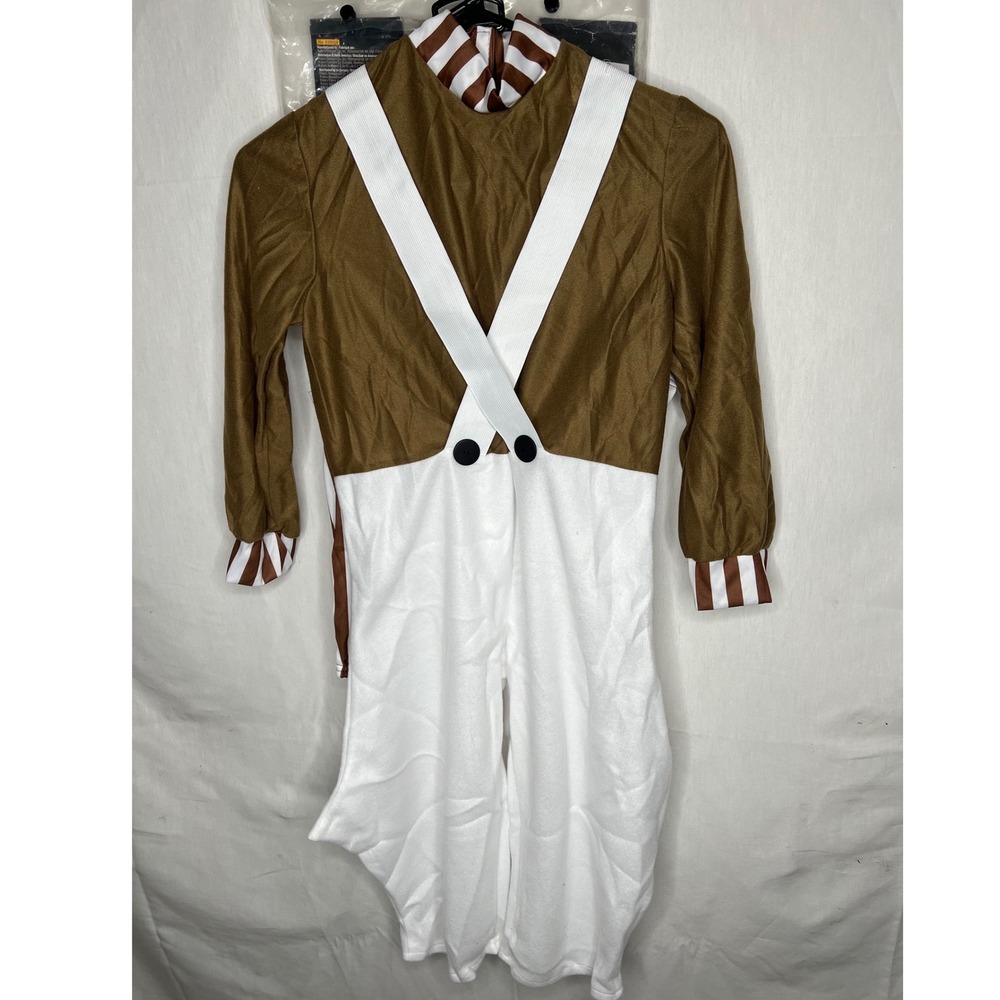Willy Wonka‎ Oompa Loompa Costume Kids Medium 8-10 Jumpsuit Halloween 620934 - Picture 4 of 8
